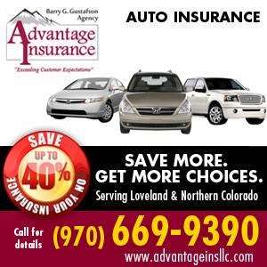 Advantage Insurance - Barry G Gustafson Agency | 4308 N Garfield Ave, Loveland, CO 80538, USA | Phone: (970) 669-9390