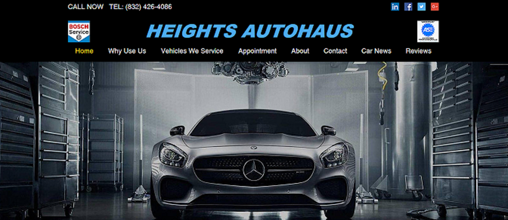 Heights Autohaus | 1407 N Shepherd Dr, Houston, TX 77008, USA | Phone: (832) 426-4086