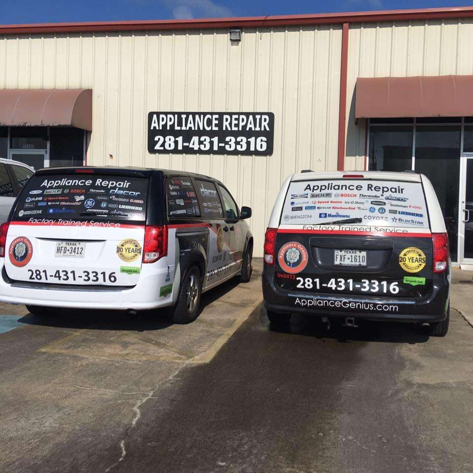 Appliance Genius LLC | 15010 Hwy 6, Rosharon, TX 77583 | Phone: (281) 431-3316