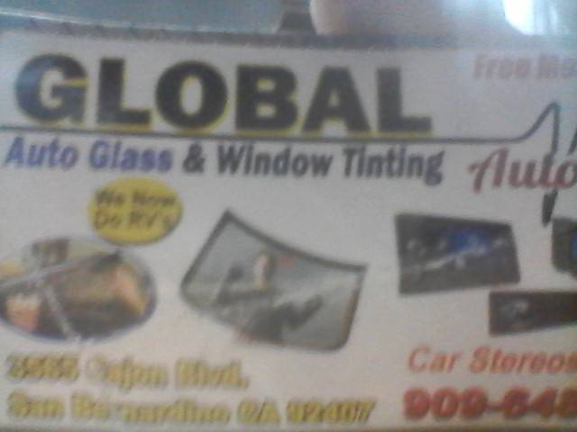 Auto Glass Globo center #1. Window Tint n STEREO INSTALLER | 2033 W Highland Ave, San Bernardino, CA 92411, USA | Phone: (909) 955-9423