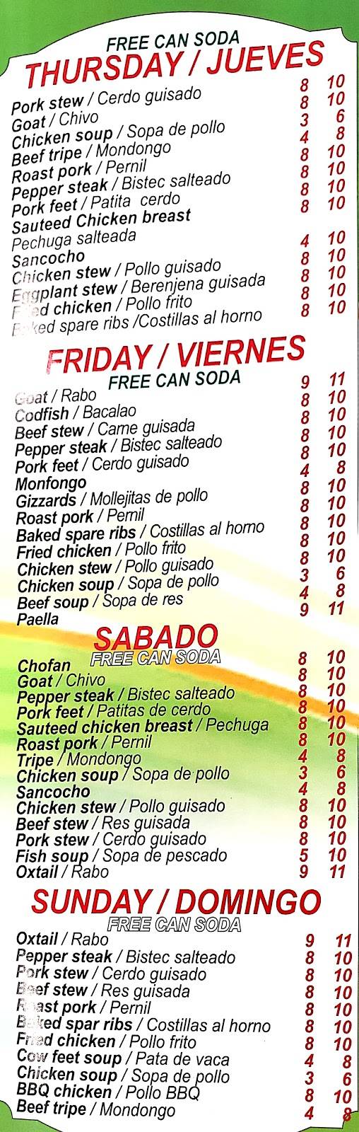 Tropix latin food | 733A West Side Ave, Jersey City, NJ 07306, USA | Phone: (201) 356-9619