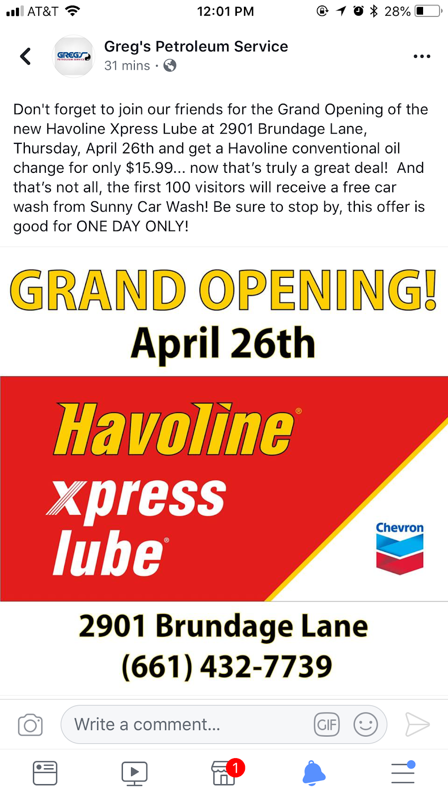 Havlione Xpress lube & Auto Repair | 2901 Brundage Ln, Bakersfield, CA 93304 | Phone: (661) 432-7739