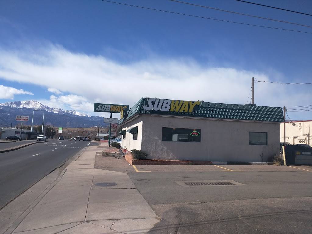 Subway | 116 E Fillmore St, Colorado Springs, CO 80907, USA | Phone: (719) 634-4600