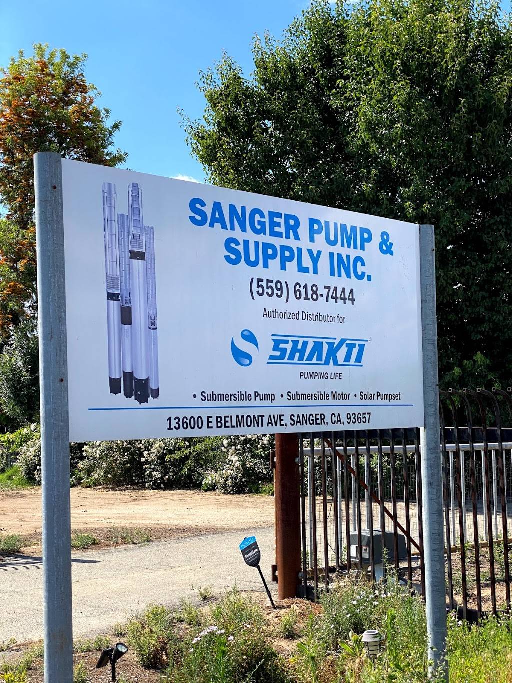 Sanger Pumps & Supply Inc. | 13600 E Belmont Ave, Sanger, CA 93657, USA | Phone: (559) 618-7444