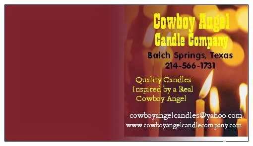 COWBOY ANGEL CANDLE COMPANY | 4700 Pioneer Rd, Balch Springs, TX 75180, USA | Phone: (214) 566-1732