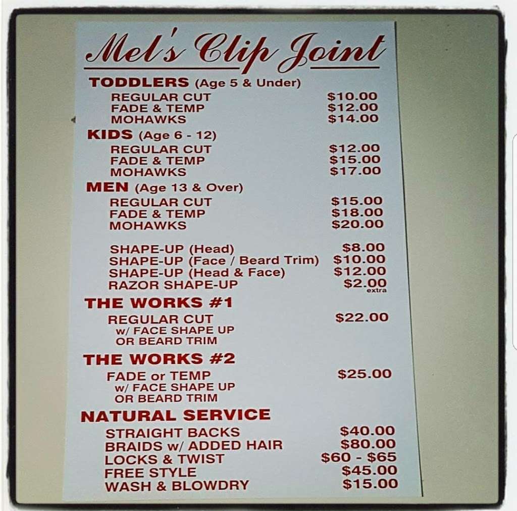 Mels Clip Joint | 1506 Country Ridge Ln, Essex, MD 21221, USA | Phone: (410) 686-6887