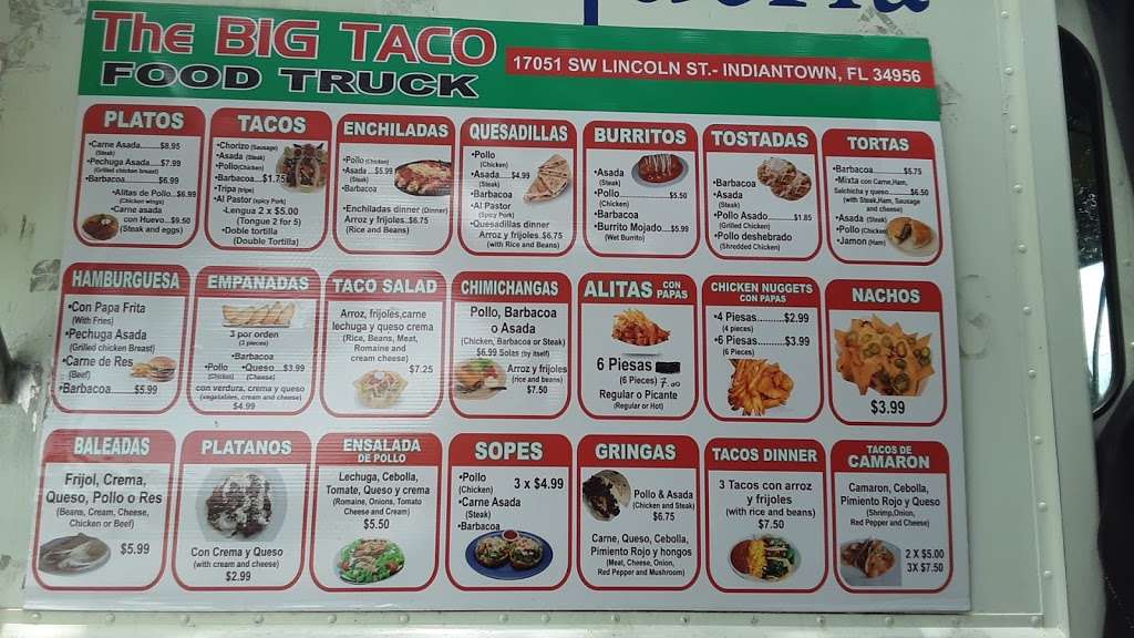 The Big Taco | Indiantown, FL 34956, USA | Phone: (772) 204-4289