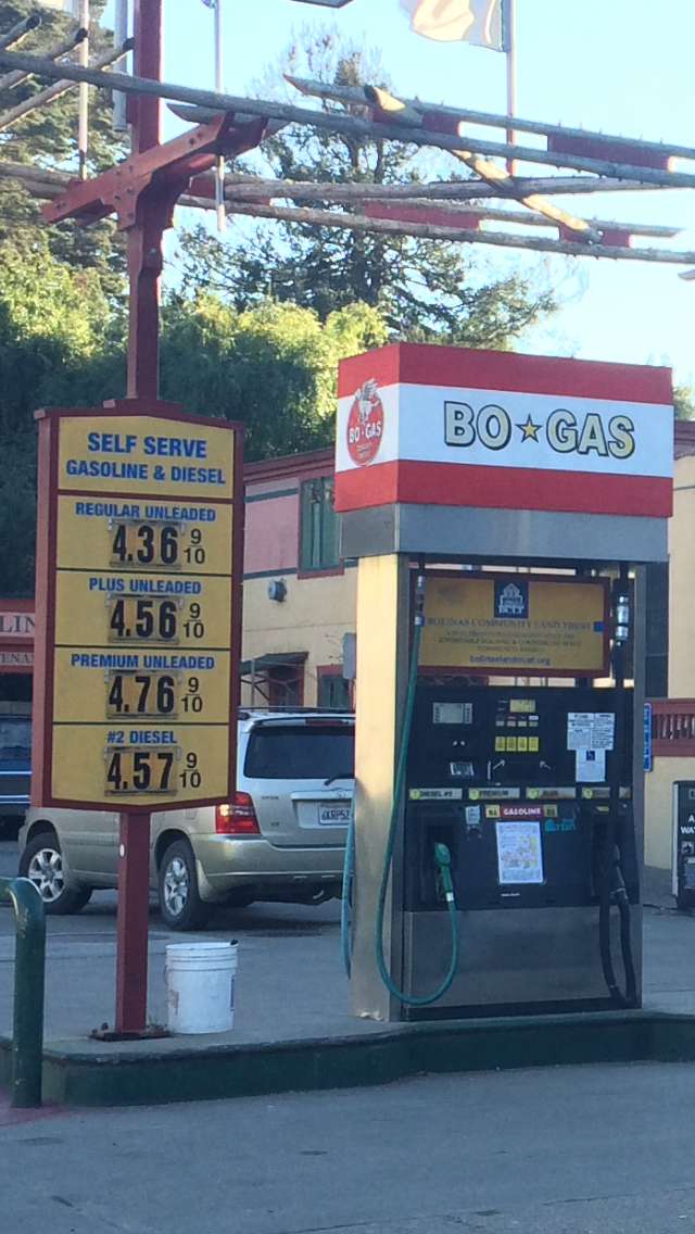 Bo Gas | 6 Wharf Rd, Bolinas, CA 94924, USA | Phone: (415) 868-8880