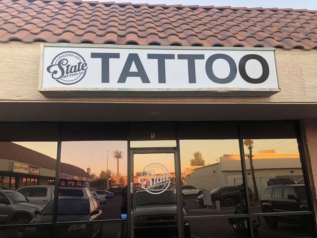 State Tattoo Company | 717 W Union Hills Dr Unit #5, Phoenix, AZ 85027, USA | Phone: (623) 215-4640