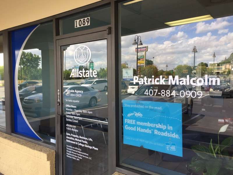 Patrick Malcolm: Allstate Insurance | 1089 W Orange Blossom Trail, Apopka, FL 32712 | Phone: (407) 884-0909