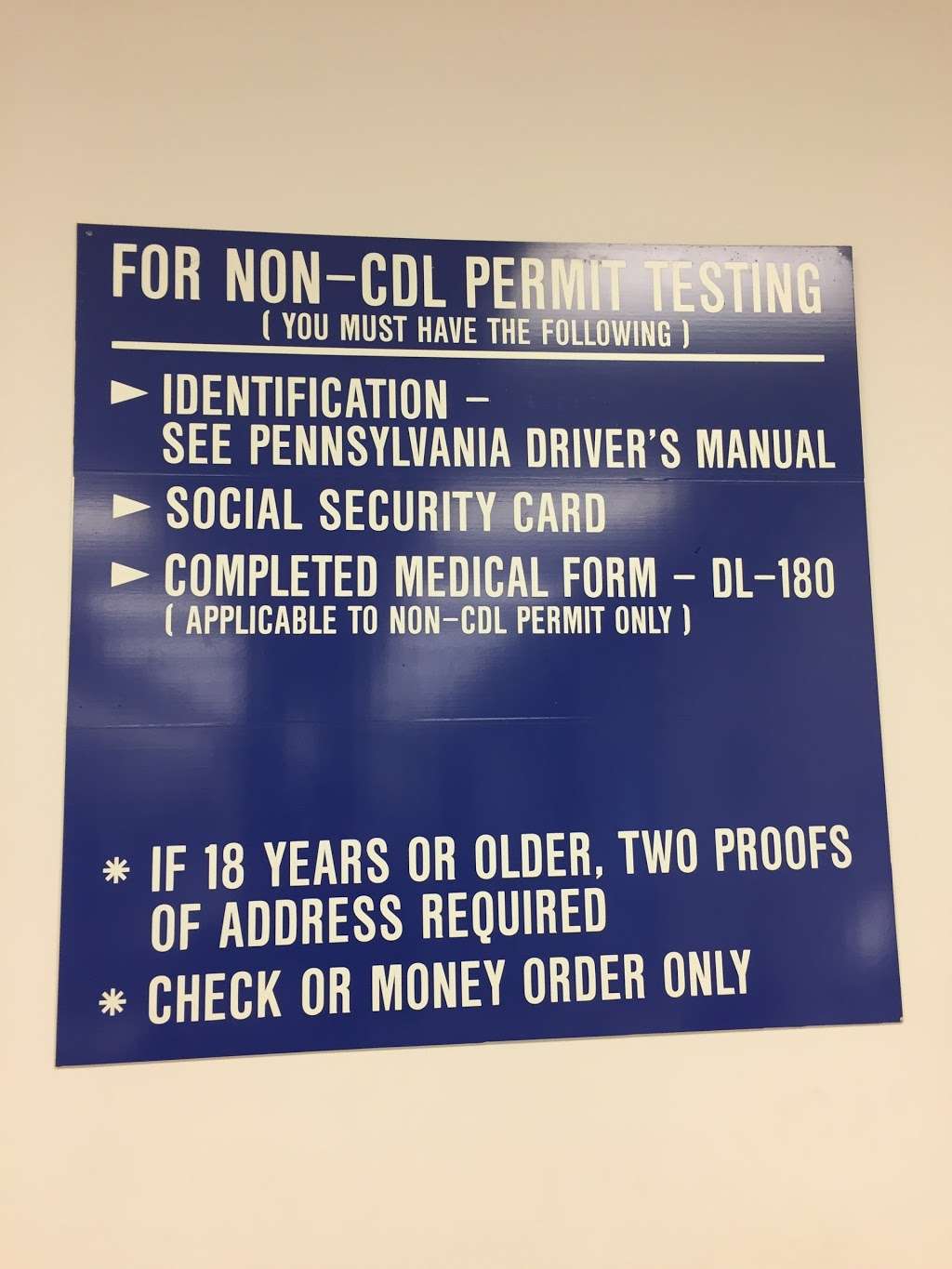 Pennsylvania Department of Transportation Photo Drivers License | 1067 W Baltimore Pike, Media, PA 19063, USA | Phone: (800) 932-4600