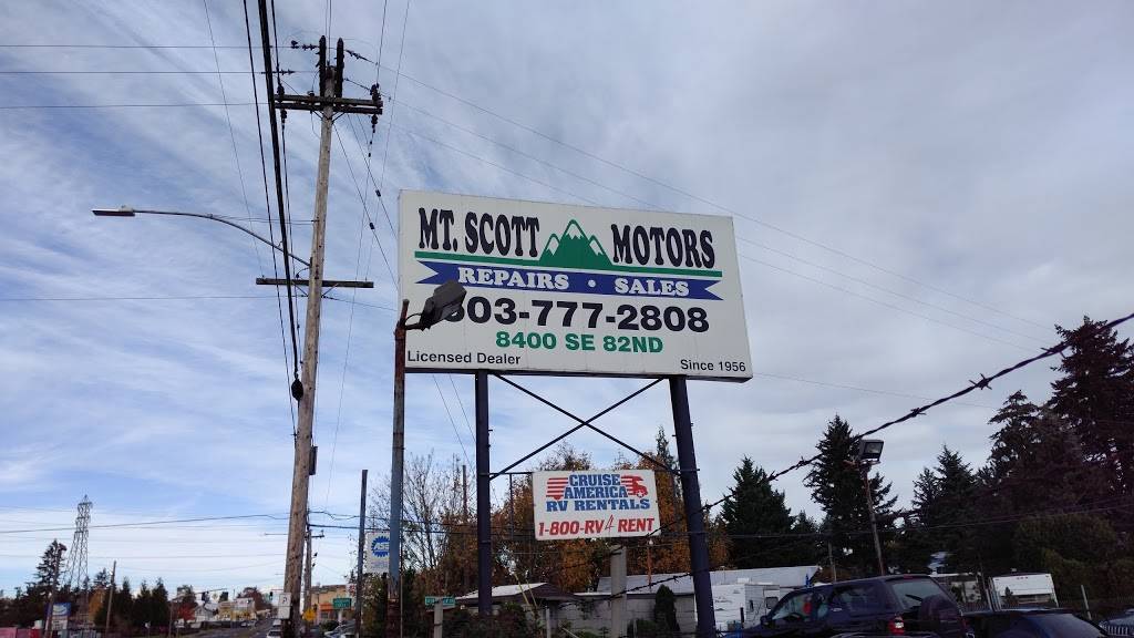 Mt Scott Motors | 8400 SE 82nd Ave, Portland, OR 97266, USA | Phone: (503) 777-2808