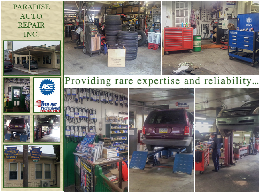 Paradise Automotive Repair Inc | 3047 Lincoln Hwy E, Paradise, PA 17562, USA | Phone: (717) 687-6011