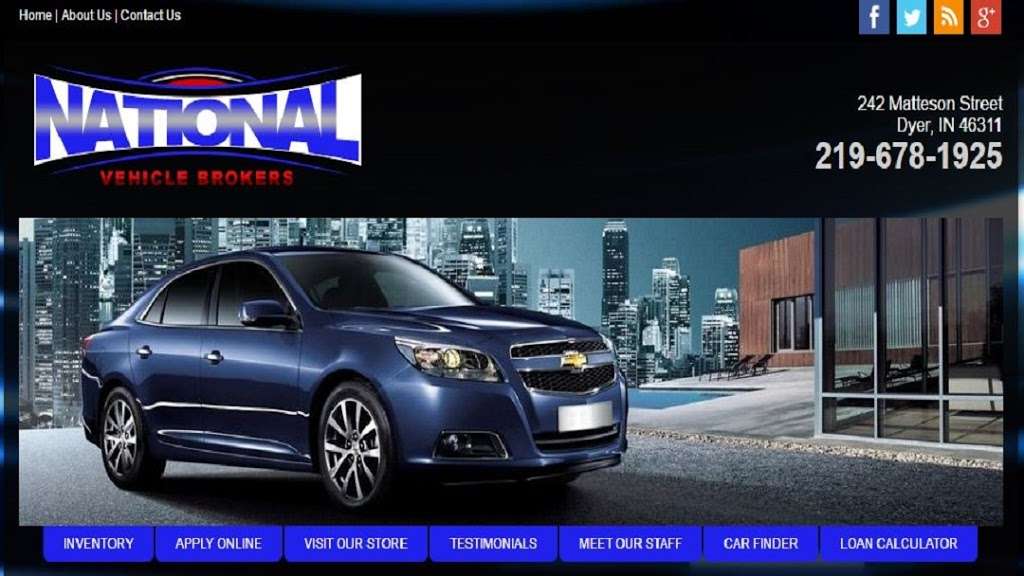 National Vehicle Brokers | 242 Matteson St, Dyer, IN 46311 | Phone: (219) 678-1925