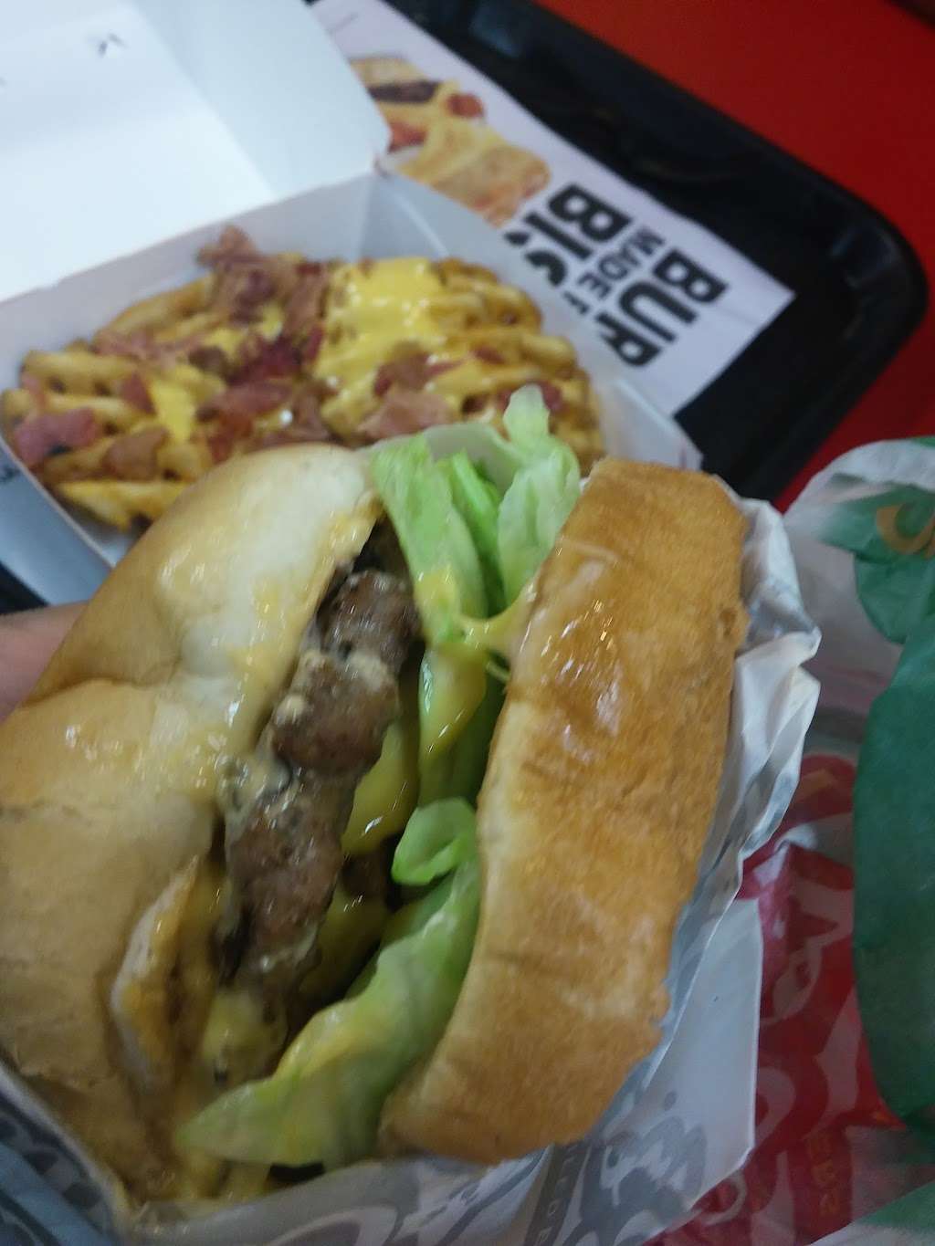 Carls Jr. / Green Burrito | 1625 E 4th St, Ontario, CA 91764, USA | Phone: (909) 984-0949