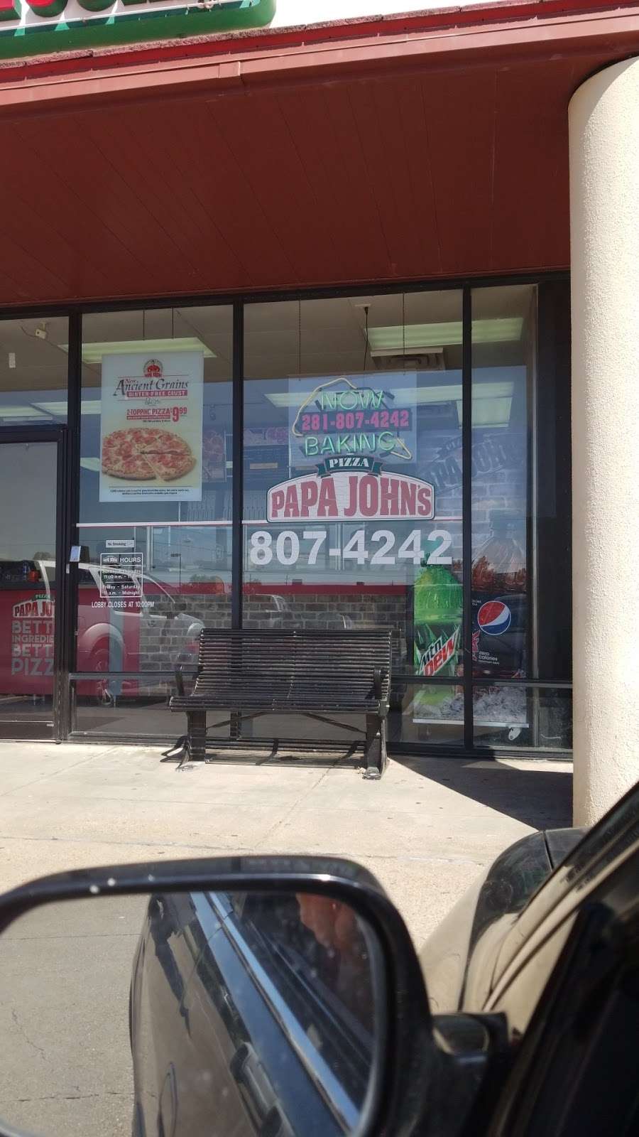 Papa Johns Pizza | 9110 Jones Rd #133, Houston, TX 77065, USA | Phone: (281) 807-4242