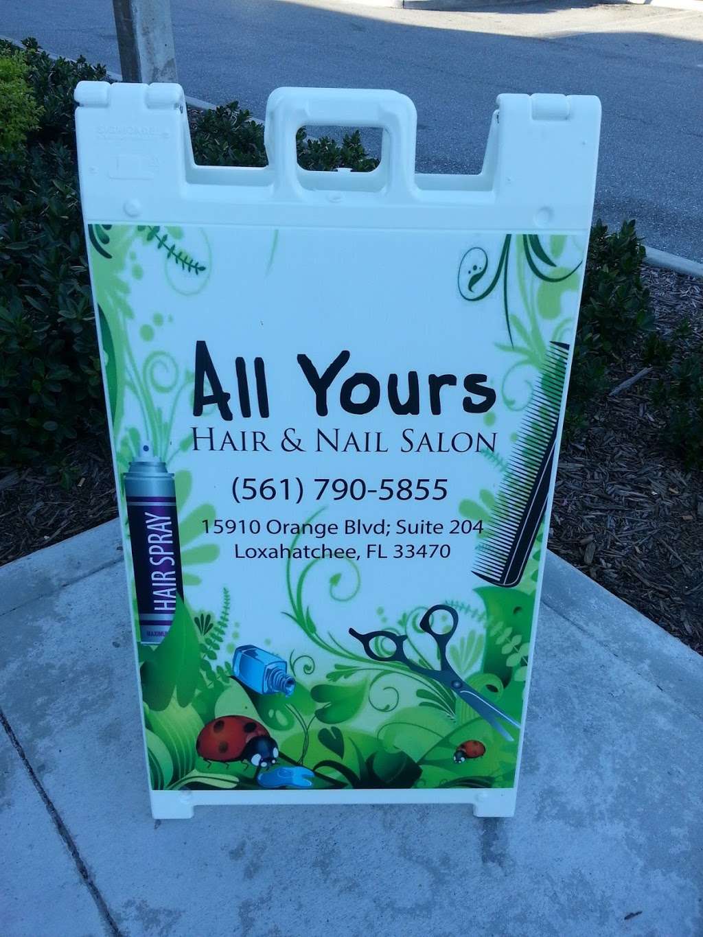 All Yours Hair & Nail Salon | 15910 Orange Blvd #204, Loxahatchee, FL 33470, USA | Phone: (561) 790-5855