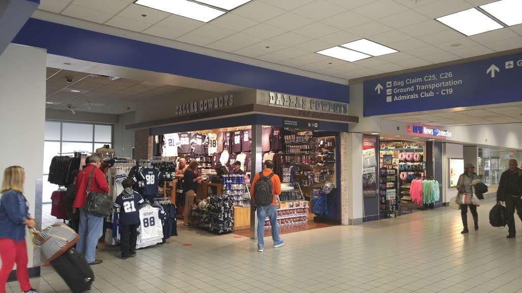 Dallas Cowboys Pro Shop | Gate 27, Hyatt Regency Dfw International Airport, Terminal C, E Airfield Dr, Dallas, TX 75261, USA | Phone: (972) 456-2751