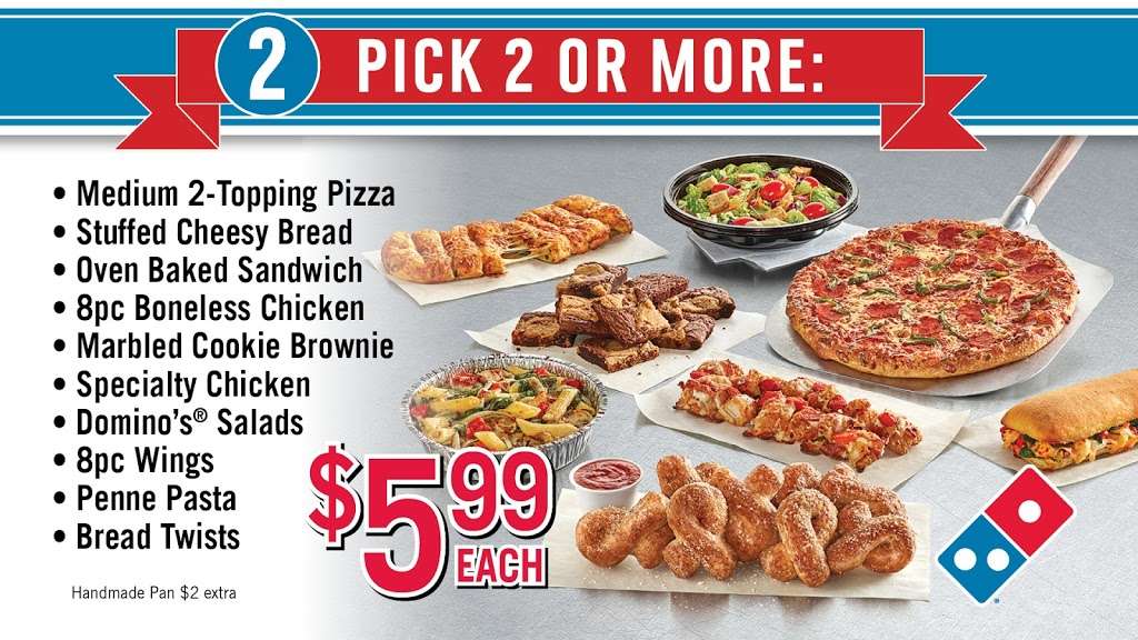 Dominos Pizza | 1310 Wesley Chapel Rd Ste H, Indian Trail, NC 28079, USA | Phone: (704) 684-0200