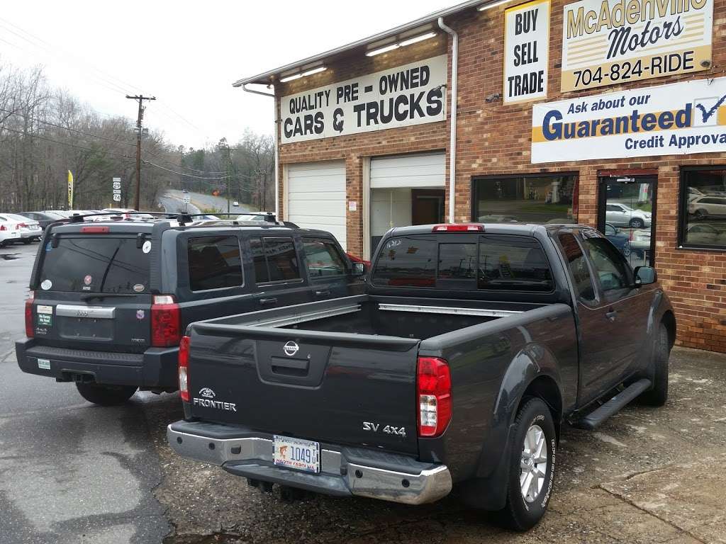 McAdenville Motors | 5347 Wilkinson Blvd, McAdenville, NC 28101, USA | Phone: (704) 824-7433