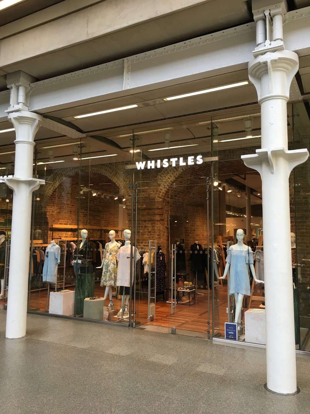 Whistles | St Pancras International Station, The Arcade, Euston Rd, Kings Cross, London N1C 4QP, UK | Phone: 020 7837 1654