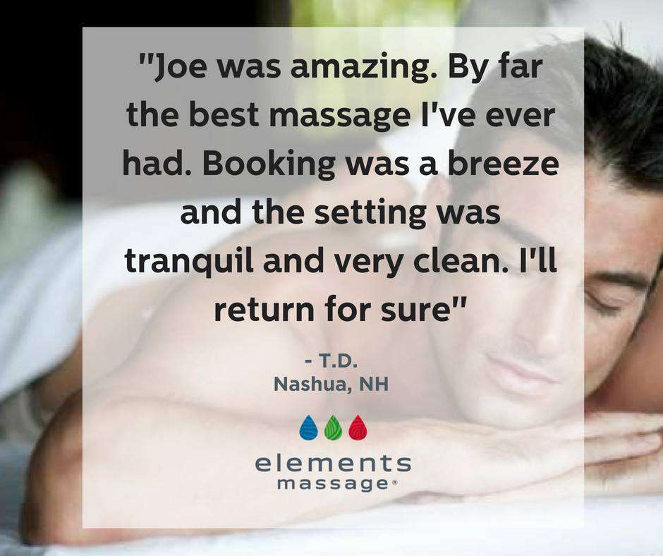 Elements Massage - Nashua | 2 Cellu Dr, Nashua, NH 03063, USA | Phone: (603) 943-8611