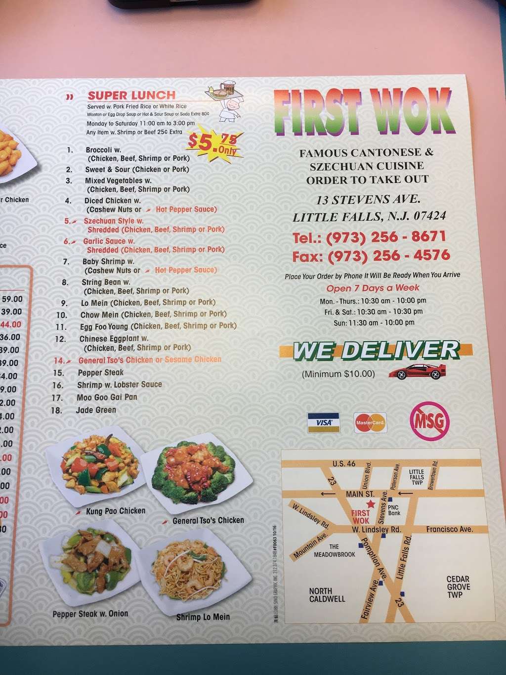 First Wok Chef | 2245, 13, Stevens Ave, Little Falls, NJ 07424 | Phone: (973) 256-8671