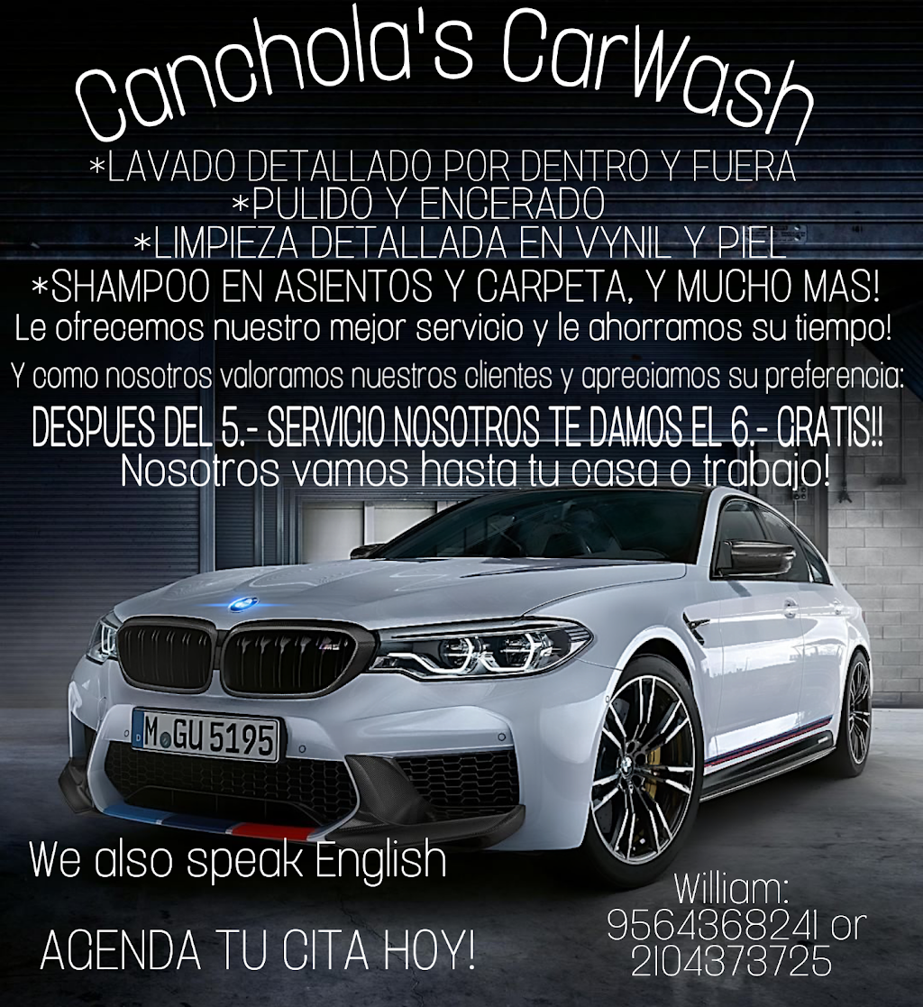Cancholas Mobile Car Wash | 9605 W US Hwy 90 lot. 133, San Antonio, TX 78245 | Phone: (956) 436-8241