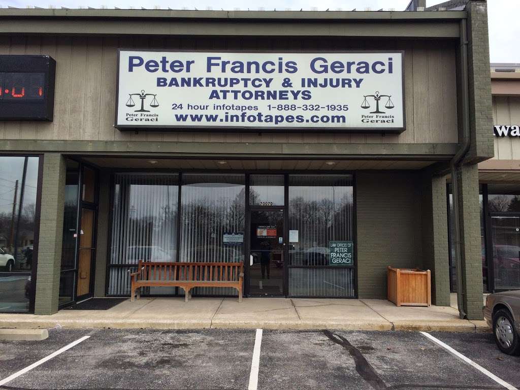 Peter Francis Geraci Law L.L.C. | 7007 US-31, Indianapolis, IN 46227 | Phone: (888) 456-1953