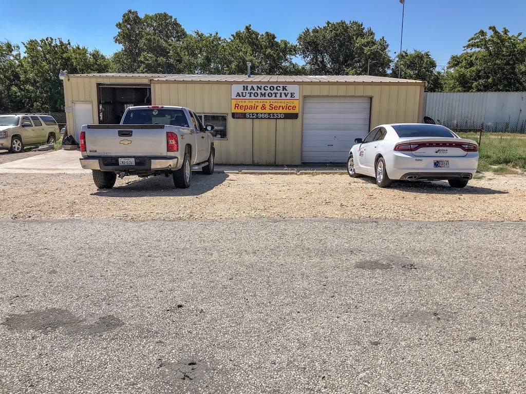 Hancock Automotive | 3201 Hermann Sons Rd, Taylor, TX 76574, USA | Phone: (512) 966-1330