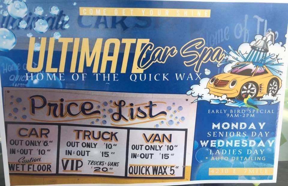 Ultimate Car Spa LLC | 4230 Seven Mile E, Detroit, MI 48234, USA | Phone: (313) 778-9842