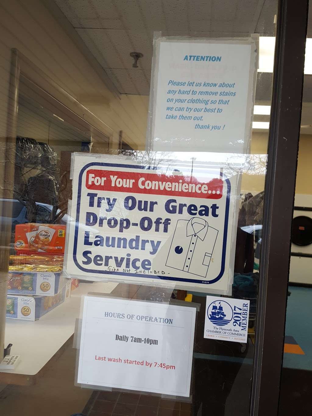 Mayflower CoinLaundry | 25 N Spooner St, Plymouth, MA 02360, USA | Phone: (508) 746-1027