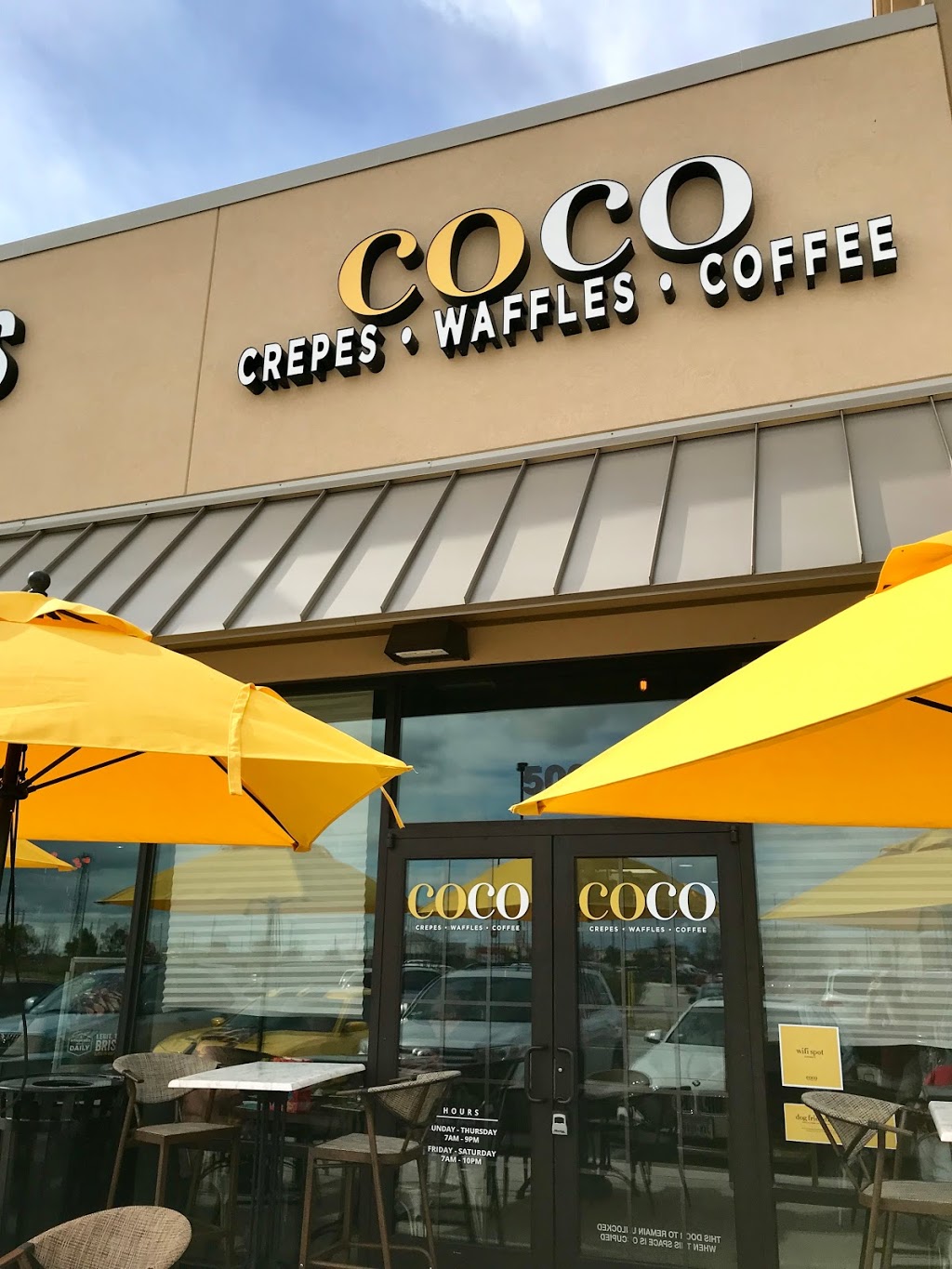 CoCo Crêpes, Waffles & Coffee | HEB Shopping Center, 27120 Fulshear Bend Dr Suite 500, Fulshear, TX 77441, USA | Phone: (281) 346-8087