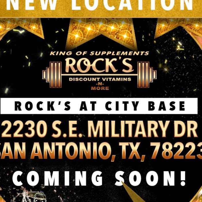Rocks Discount Vitamins N More | 2230 SE Military Dr suite 101, San Antonio, TX 78223, USA | Phone: (210) 549-4056