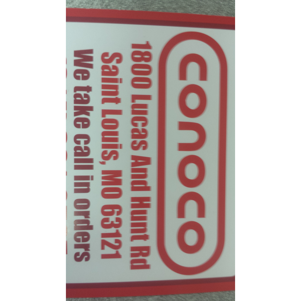 conoco | 1800 Lucas and Hunt Rd, St. Louis, MO 63121, USA | Phone: (314) 381-0585