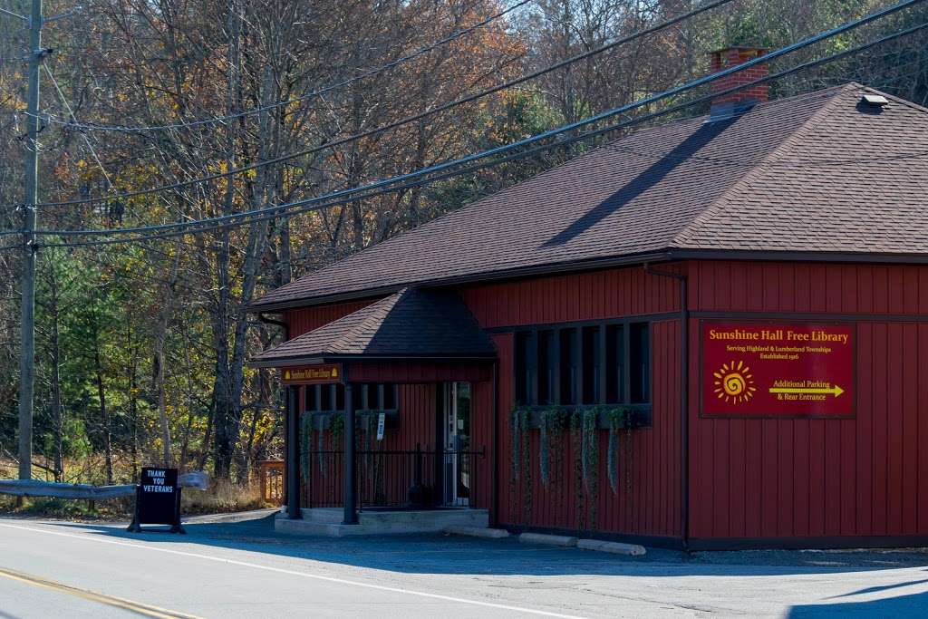 Sunshine Hall Free Library | 14 Proctor Rd, Eldred, NY 12732, USA | Phone: (845) 557-6258