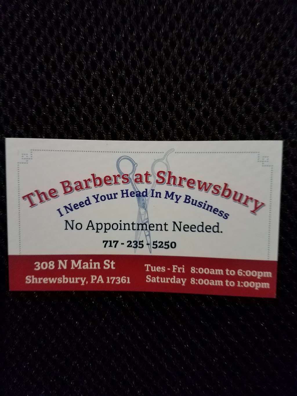 The Barbers at Shrewsbury | 308 N Main St suite c, Shrewsbury, PA 17361 | Phone: (717) 235-5250