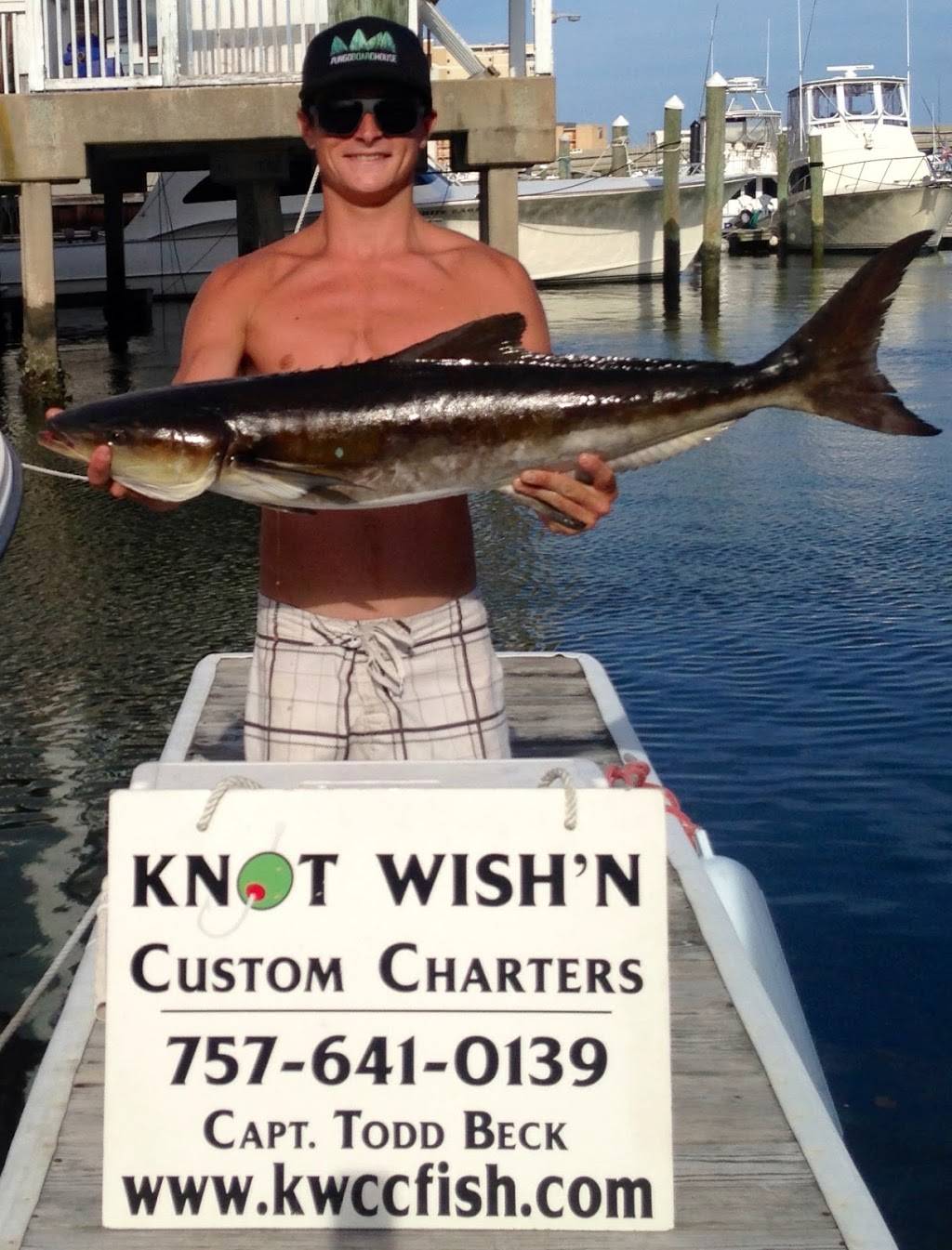 Knot Wishn Custom Charters | FISHERMANS WHARF MARINA SLIP #81, 524 Winston Salem Ave, Virginia Beach, VA 23451, USA | Phone: (757) 641-0139