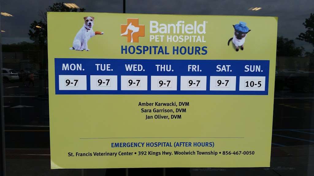 Banfield Pet Hospital | 2000 Clements Bridge Rd, Woodbury, NJ 08096, USA | Phone: (856) 384-1800