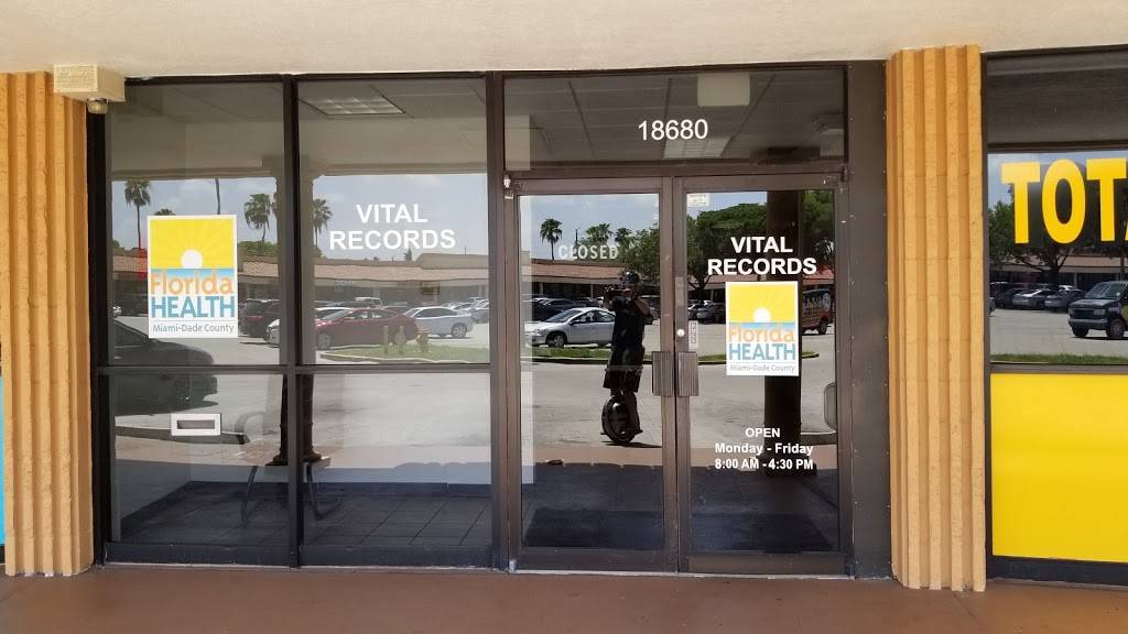 Dade County Vital Records | 18680 NW 67th Ave, Hialeah, FL 33015, USA | Phone: (305) 628-7227