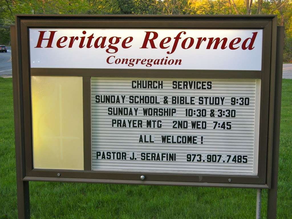 Heritage Reformed Congregation of New Jersey | 129 Boonton Ave, Kinnelon, NJ 07405, USA | Phone: (973) 907-7485