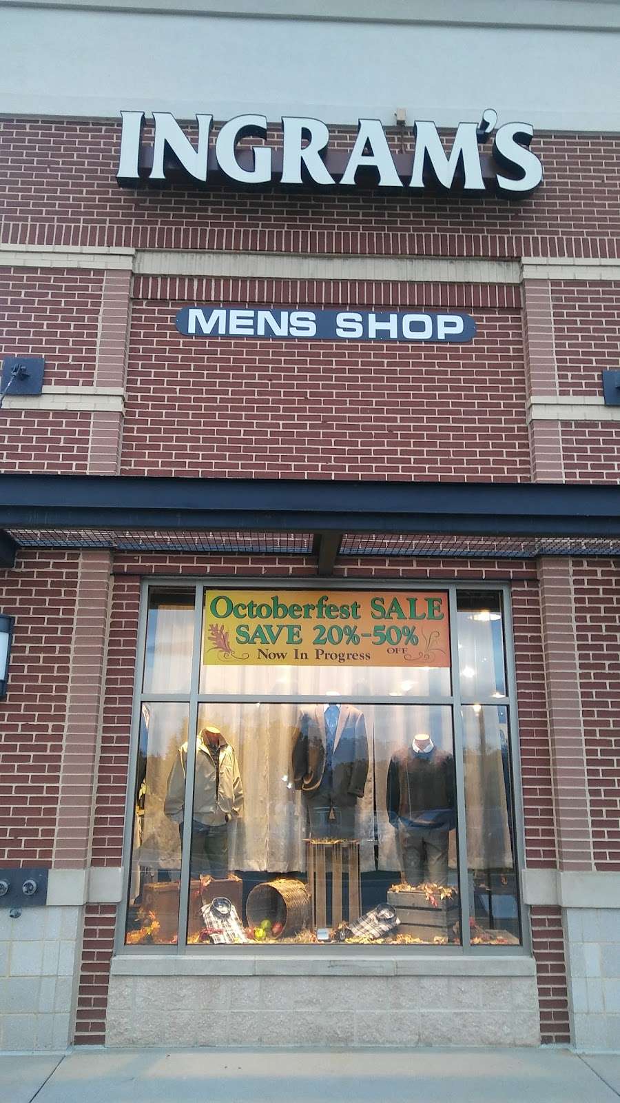 Ingrams Mens Shop | 18047 Garland Groh Blvd, Hagerstown, MD 21740 | Phone: (301) 739-3494