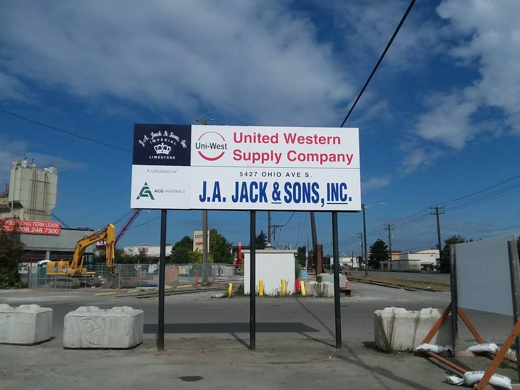 J A Jack & Sons Inc | 5427 Ohio Ave S, Seattle, WA 98134, USA | Phone: (206) 762-7622