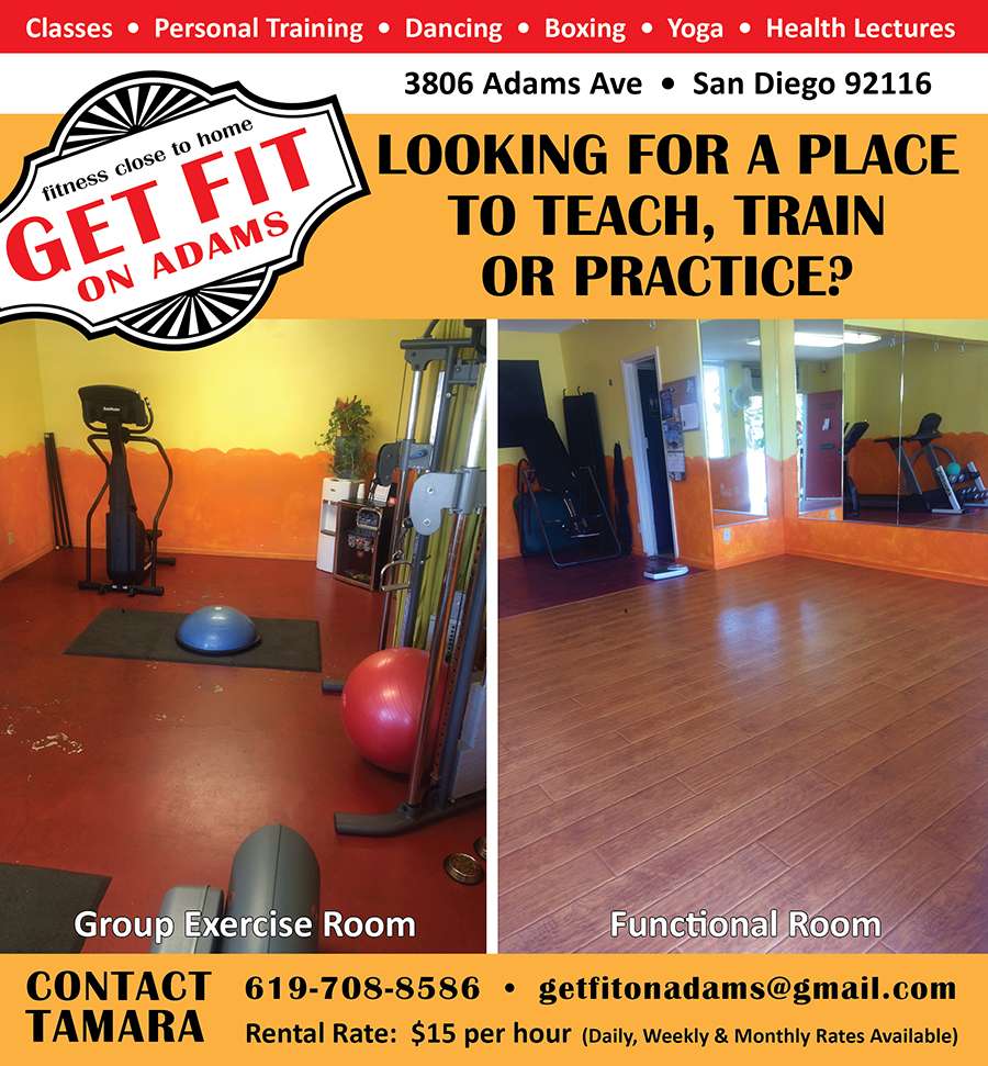Get Fit on Adams | 3806 Adams Ave, San Diego, CA 92116, USA | Phone: (619) 708-8586