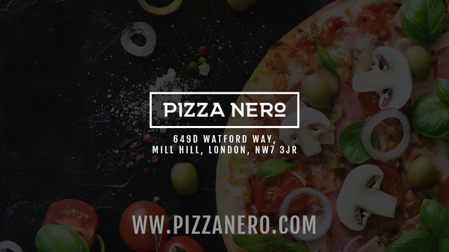 Pizza Nero (Mill Hill) | 649D Watford Way, London NW7 3JR, UK | Phone: 020 8959 3007