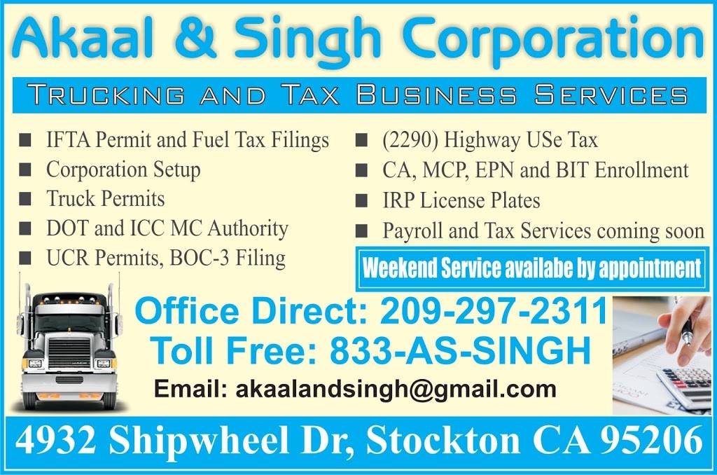 Akaal & Singh Corporation | 4932 Shipwheel Dr, Stockton, CA 95206, USA | Phone: (209) 297-2311