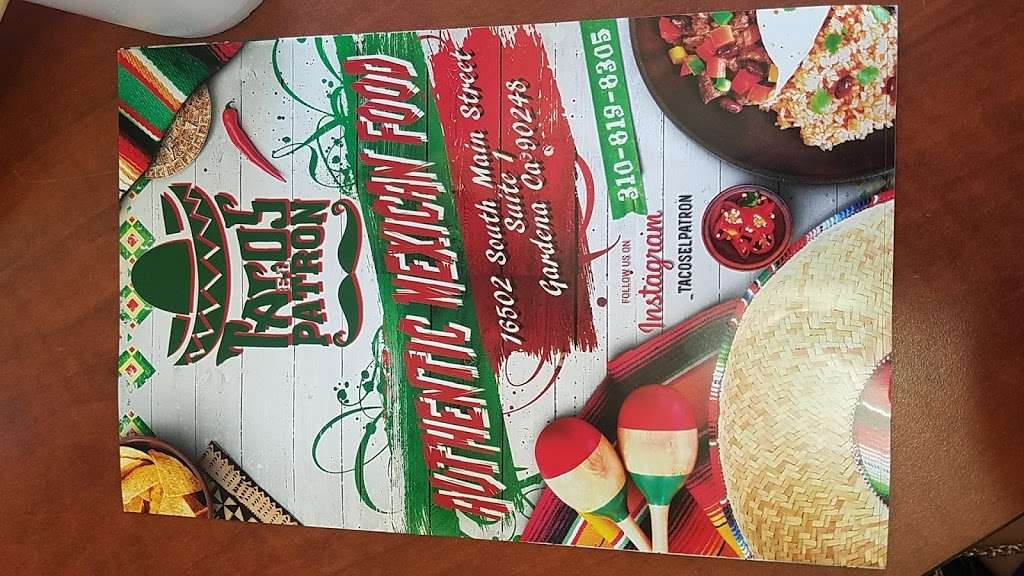 Tacos El Patron | 16502 S Main St, Gardena, CA 90248, USA | Phone: (310) 819-8305