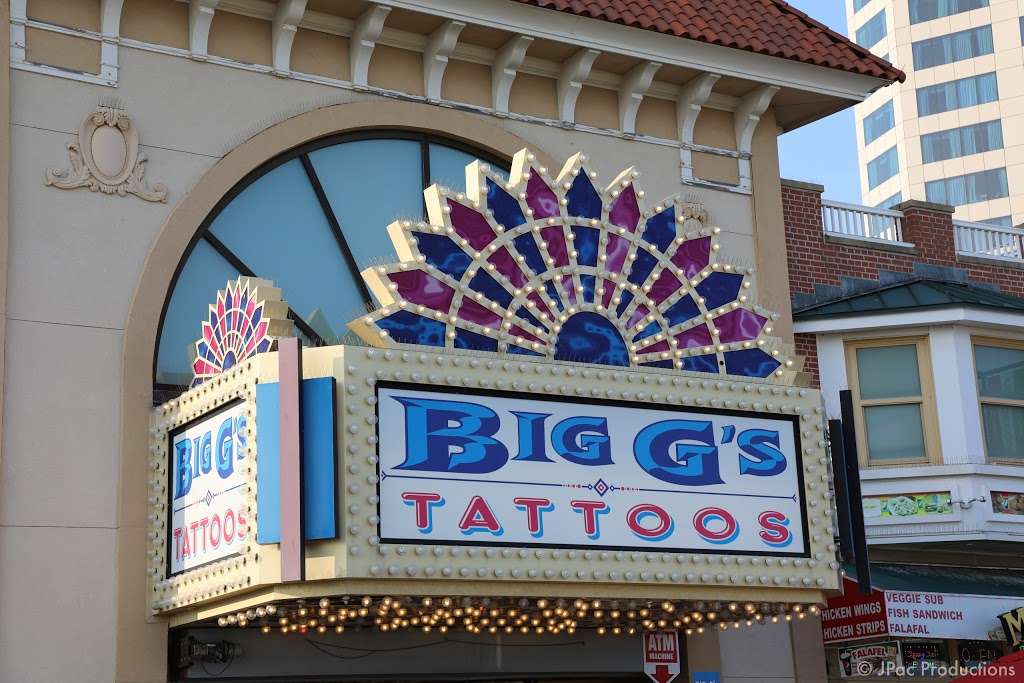 Big Gs Tattoos | 1543 Boardwalk, Atlantic City, NJ 08401, USA | Phone: (609) 289-8979