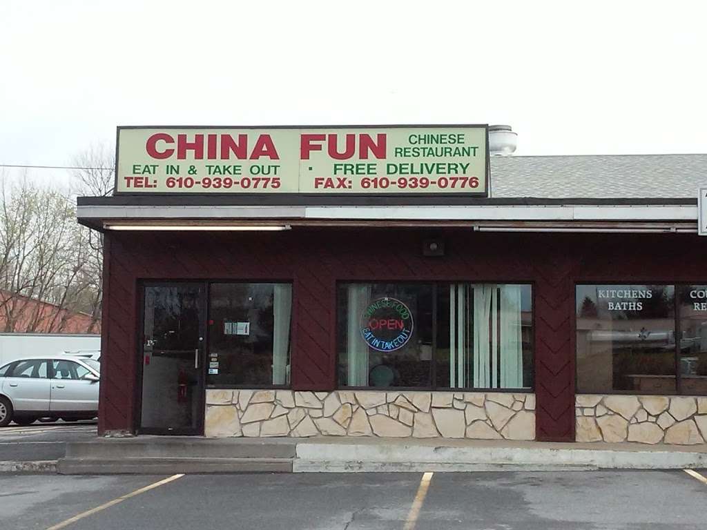China Fun | 3611 Pottsville Pike, Reading, PA 19605, USA | Phone: (610) 939-0775