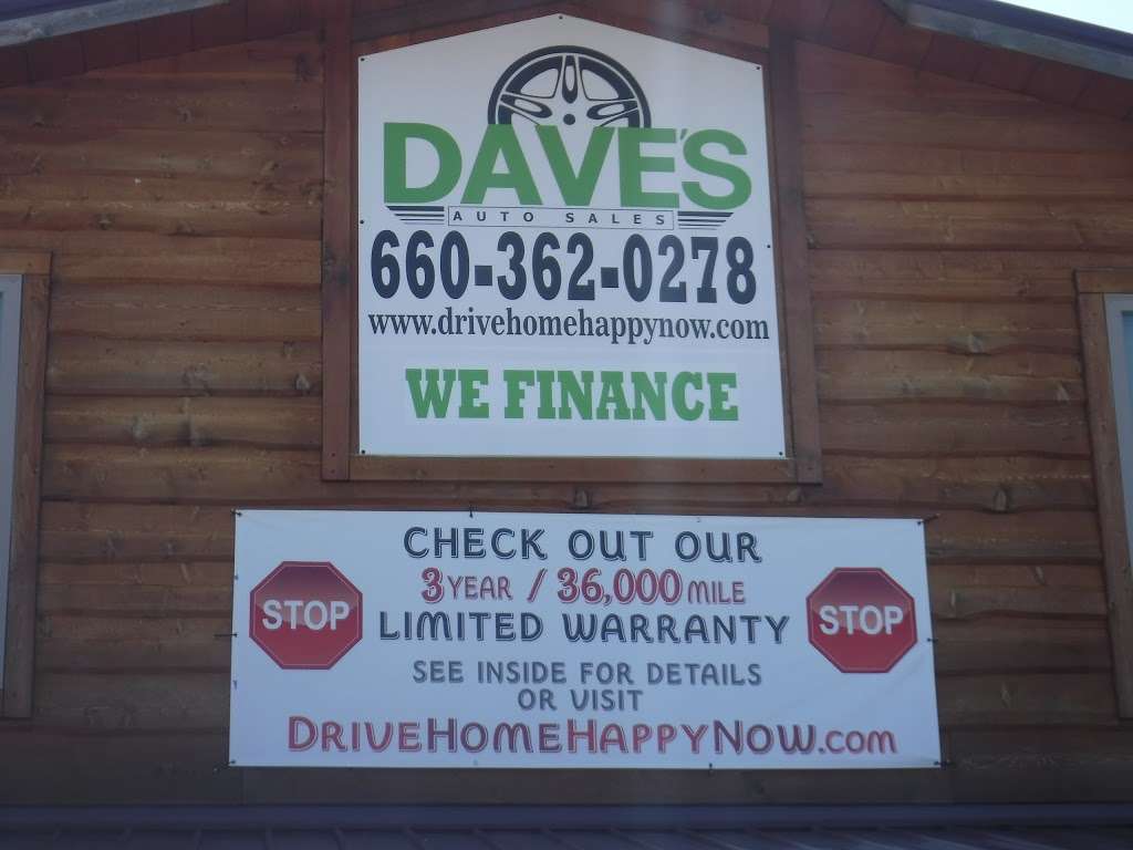 Daves Auto Sales | 619 S Maguire St, Warrensburg, MO 64093, USA | Phone: (660) 362-0278